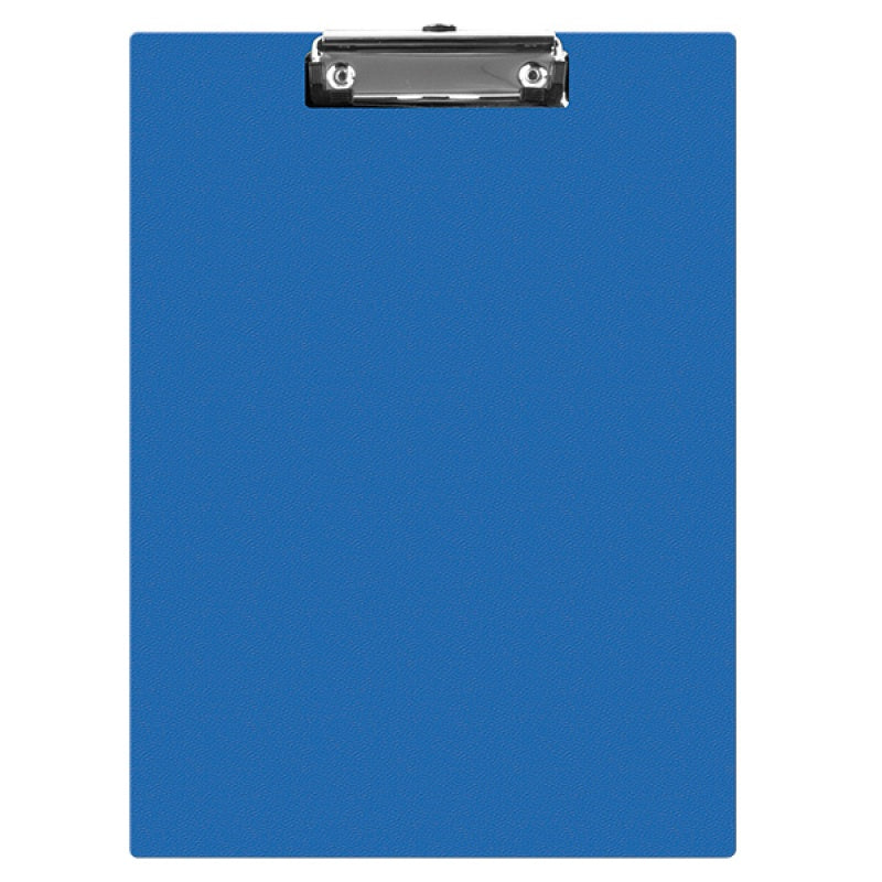 Clipboard Simplu A5 PVC, Albastru marca Q-Connect cu clemă metalică pentru fixarea documentelor
