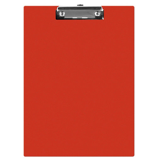 Clipboard Simplu A5 PVC, Roșu marca Q-Connect cu clemă metalică pentru fixarea documentelor