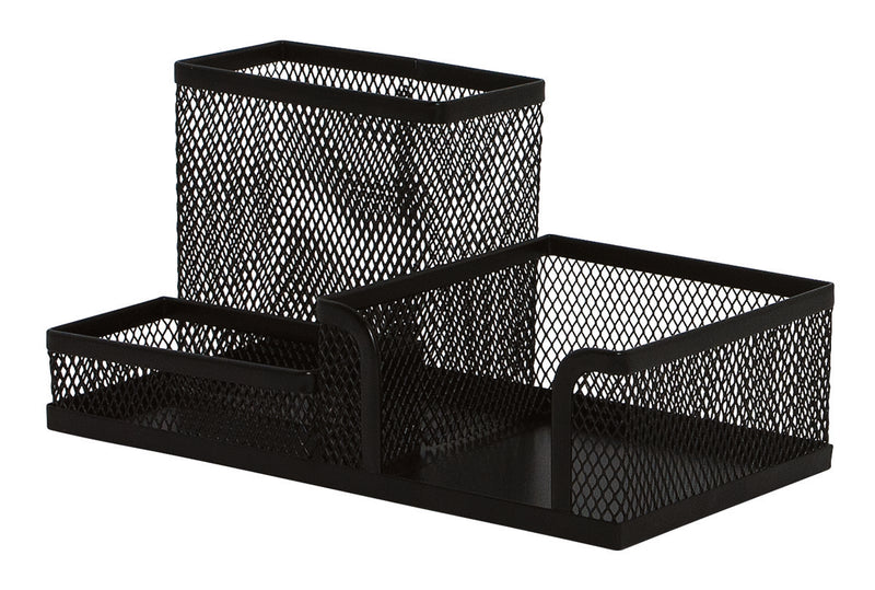 Suport Metalic Mesh, Mobil, cu 4 Tavite pentru Stocare, Q-connect - Negru, Q-Connect