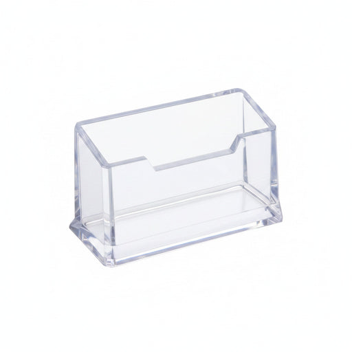 Suport cărți de vizită din plastic transparent Kejea pentru birou, 1 set