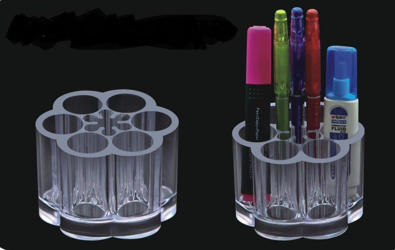 Organizer Metalic Mesh, de Birou, 8 Compartimente, Q-connect - Negru, Q-Connect