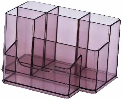 Suport Metalic Mesh, pentru Agrafe, Forma Pătrată - 80 x 80 x 30mm, Q-connect - Negru, Q-Connect