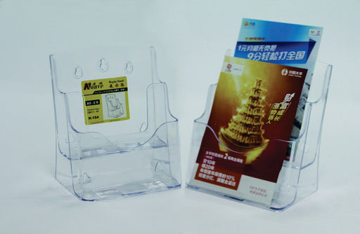 Display Plastic pentru Broșuri de Birou sau Perete 2 x A5 Kejea