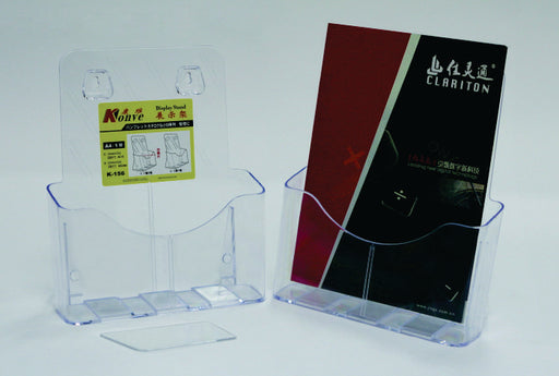 Display Plastic pentru Broșuri de Birou sau Perete 1 x A4 Portrait Kejea