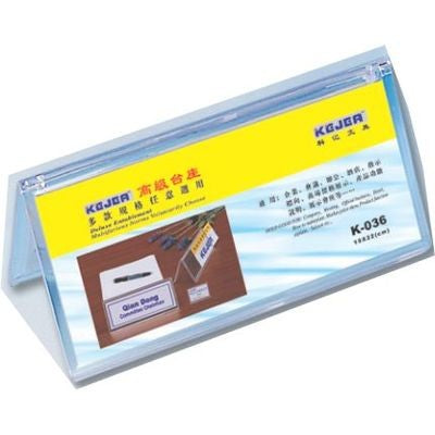 Display Nume de Birou Forma A din Plastic Flexibil 100 x 220 mm Kejea