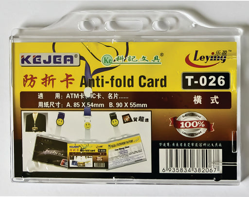 Suport PP Transparent Anti-Alunecare pentru Carduri 85 x 54 mm Orizontal Set 5 Bucăți Kejea