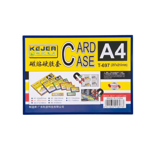 Buzunar Magnetic Transparent A4 ABS+PVC Kejea Albastru