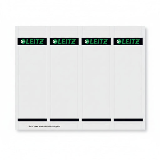 Etichete printabile biblioraft Leitz 80 mm, carton FSC reciclabil, set 100 bucăți
