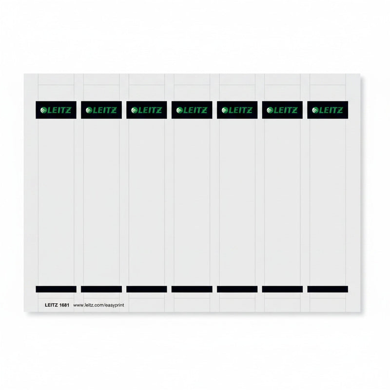Etichete printabile biblioraft Leitz 52 mm, carton FSC reciclabil, set 175 bucăți