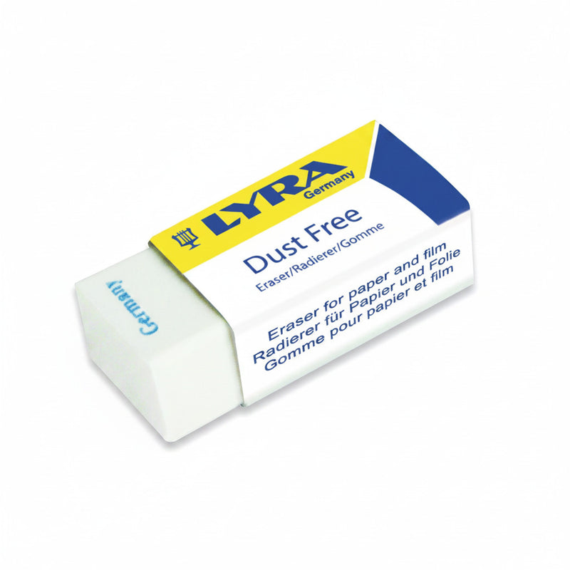 Radiera vinyl LYRA Dust Free Medium, 39x16x11mm - alba