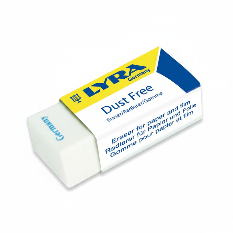 Radiera vinyl LYRA Dust Free Maxi, 59x21x11mm - alba