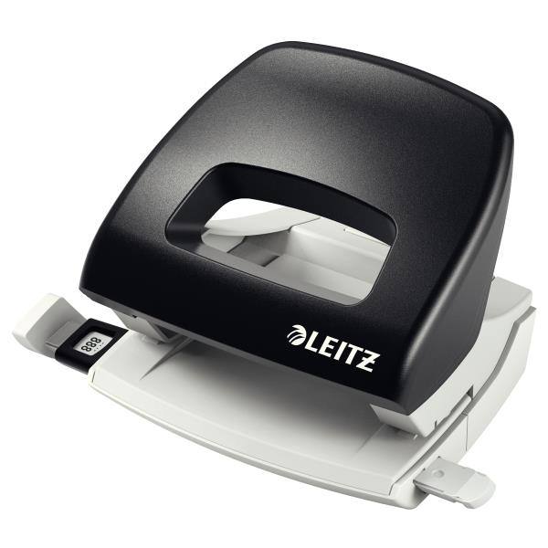 Perforator 5038, 16 coli - Negru Leitz