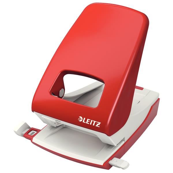 Perforator 5138, 40 coli - Rosu Leitz