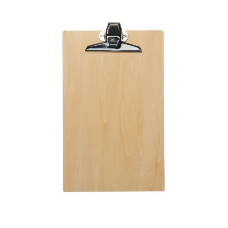 Clipboard Simplu A4 Fibră Lemnoasă, Tilia marca Maul cu clemă metalică pentru fixarea documentelor