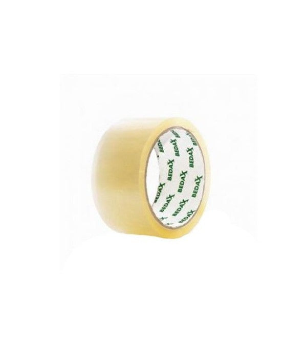 Banda adeziva acril, 48mm x 66m Transparent Bedax - imagine produs