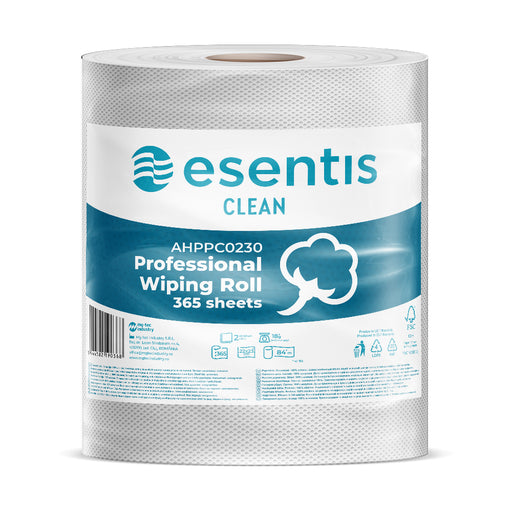 Rola prosop Esentis Clean 2 straturi celuloza 84 m, 365 porții, 1 rolă