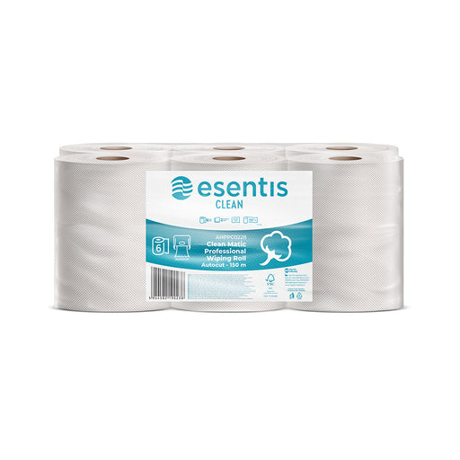 Rola prosop Esentis Clean Matic 2 straturi 150 m - 6 role