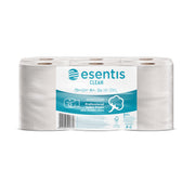 Hartie igienica Mini Jumbo Esentis 2 straturi - 12 role Clean, 100 m, 500 foi