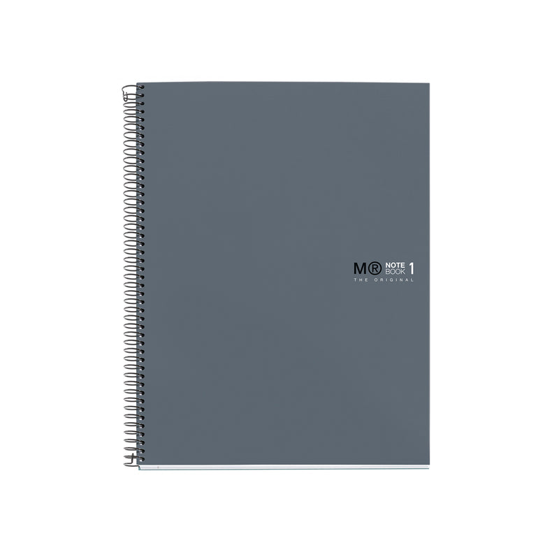 Caiet cu Spira Original Antibacterian A4 Matematica 80 File Grafit - Miquelrius - imagine produs