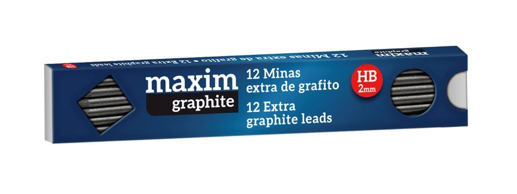Mine pentru Creion Mecanic Maxim 1300 2 mm 12 buc/Set Alpino