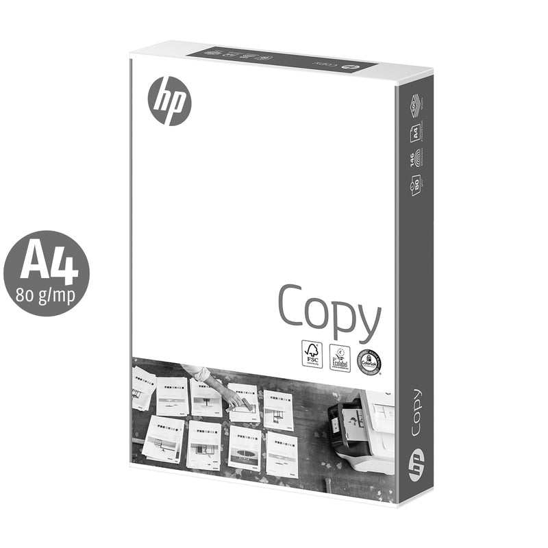 Hârtie copiator HP Copy A4 80g, 500 coli/top, cutie 5 topuri