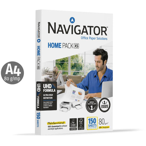Hârtie copiator Navigator Home Pack XS A4 80g, 150 coli/top, cutie 12 topuri