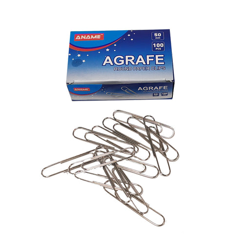 Agrafe Birou 50 mm Zincate 100 buc - Aname