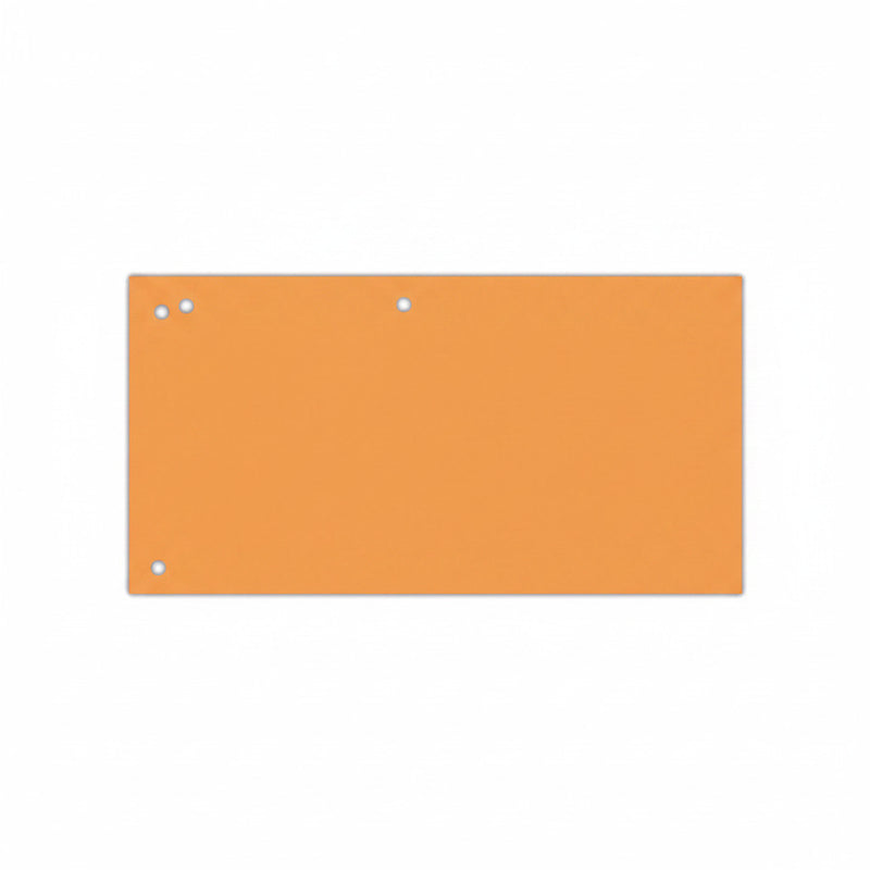 Separator carton Duo portocaliu Office Products 105 x 240 mm