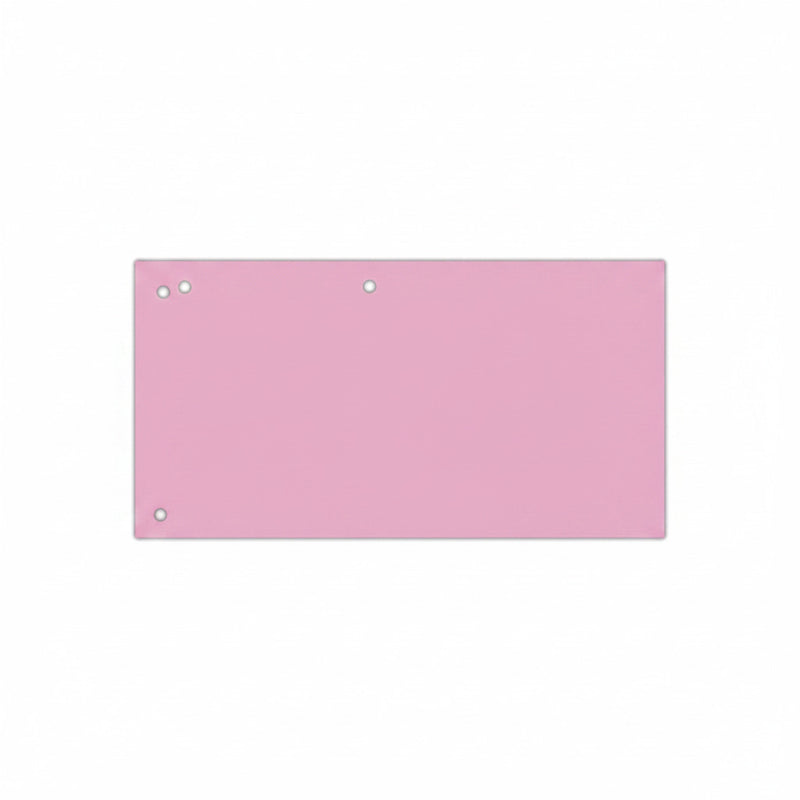 Separator carton Duo roz Office Products 105 x 240 mm
