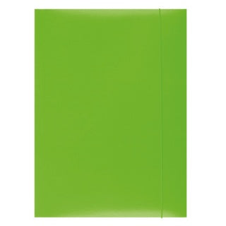 Mapă carton plastifiat Office Products 300gsm cu elastic, A4, culoare verde