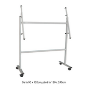 Stand Metalic pentru Panouri pe Rotile 90 x 120 cm - 120 x 240 cm Optima