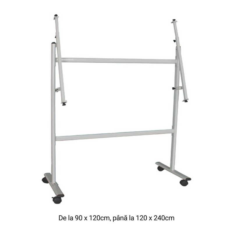 Stand Metalic pentru Panouri pe Rotile 90 x 120 cm - 120 x 240 cm Optima