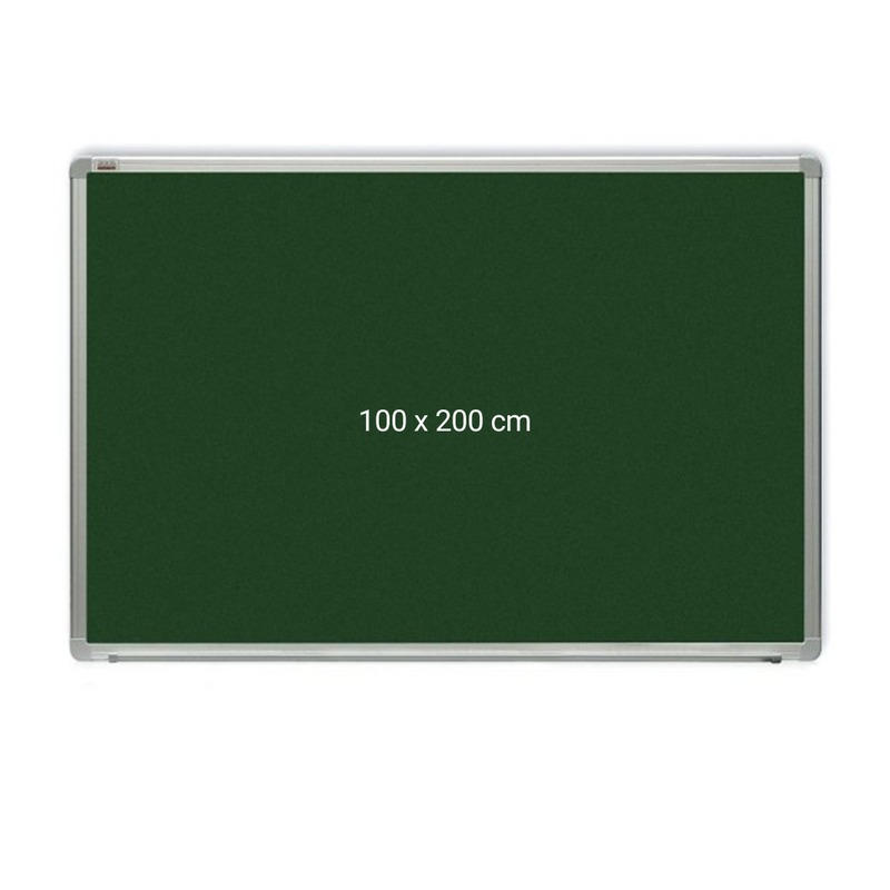 Tabla Verde Magnetica Optima cu Rama din Aluminiu 100 x 200 cm pentru Creta - imagine produs