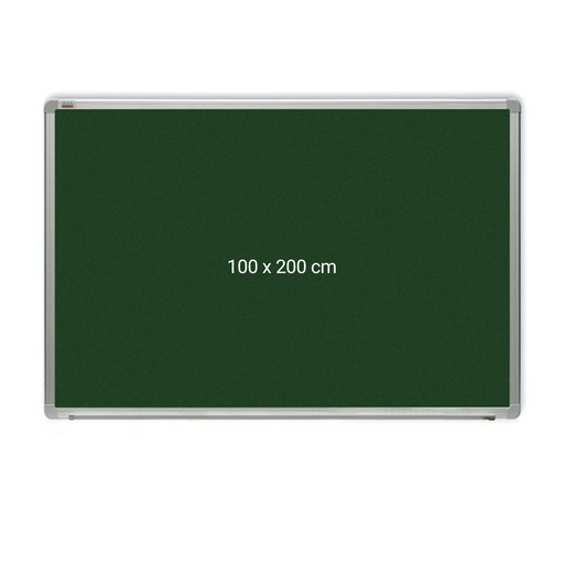 Tabla Verde Magnetica Optima cu Rama din Aluminiu 100 x 200 cm pentru Creta - imagine produs