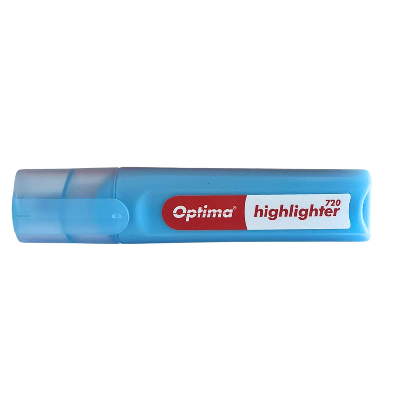 Textmarker Optima 720 Vârf Lat 1-4 mm Optima Albastru