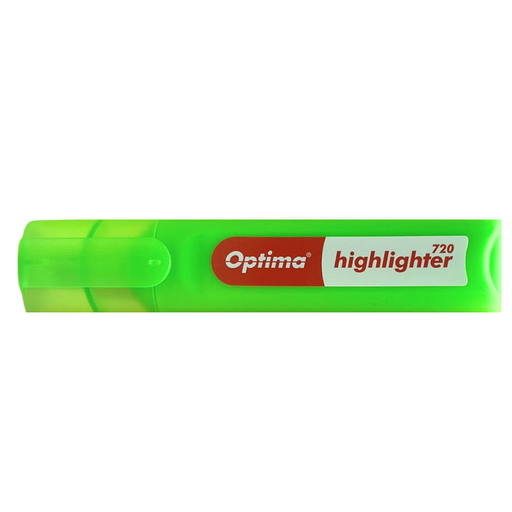 Textmarker Optima 720 Vârf Lat 1-4 mm Optima Verde
