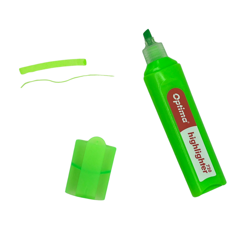 Set Textmarkere Optima 720 Vârf Lat 1-4 mm 6 Culori Optima