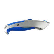 Cutter Industrial Lamă Trapezoidală + 5 Rezerve SK5 Auto-Încărcare Zinc Optima