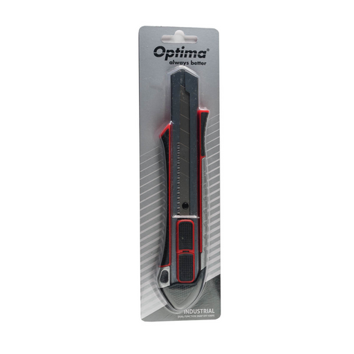 Cutter Industrial Lamă 25 mm SK2 Tratată 2 Funcții Zinc cu ABS Optima