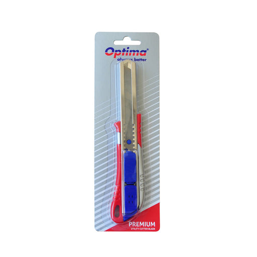 Cutter premium Optima 18mm SK5 2 functiuni sina metalica aluminiu ABS - imagine produs