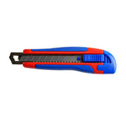 Cutter Basic Lamă 18 mm SK7 Șină Metalică ABS cu Rubber Grip Optima