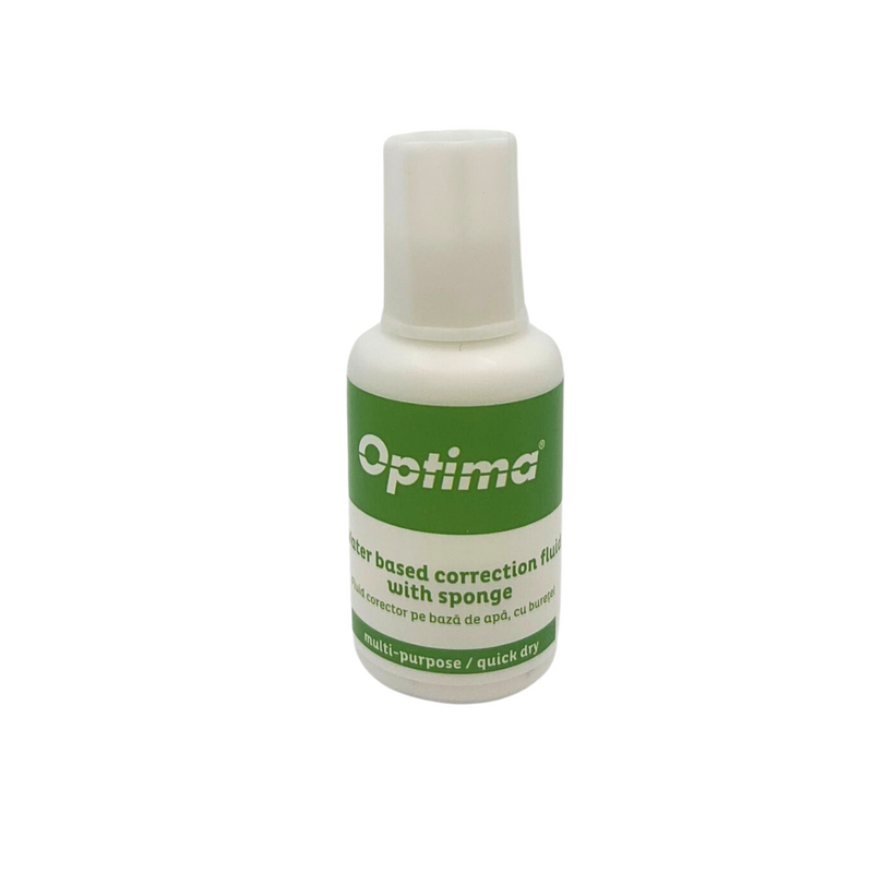 Fluid Corector cu Pensulă pe Bază de Apă 20 ml Optima