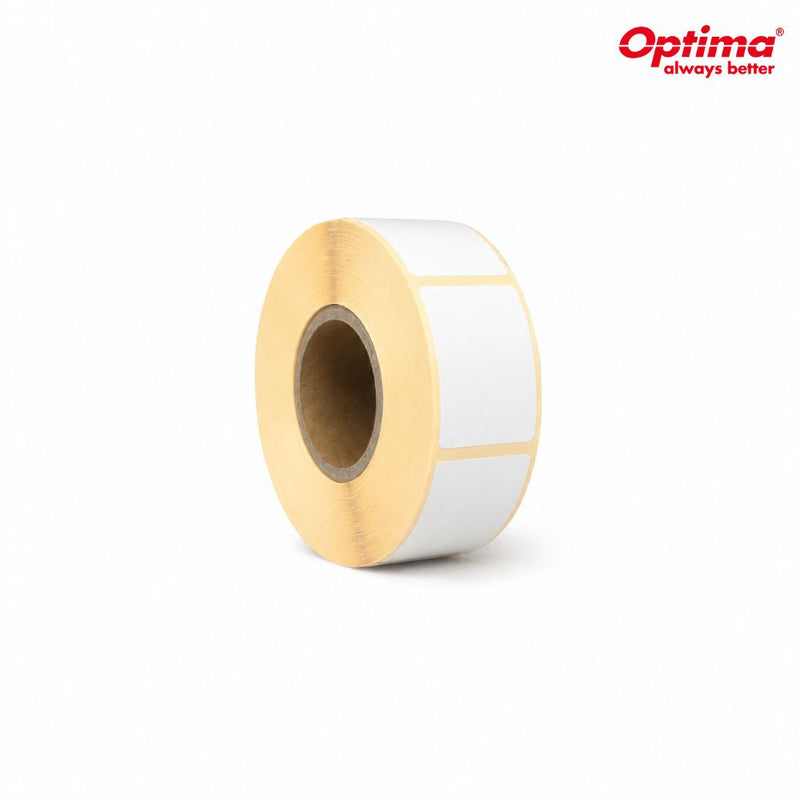Etichete Termice Autoadezive Albe 38 x 25 mm 1500 Etichete/Rolă Optima