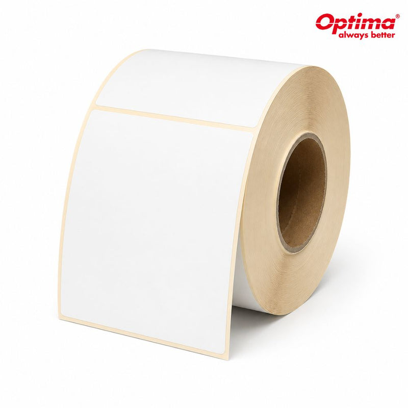 Etichete Termice Autoadezive 100 x 150 mm 1000 Etichete/Rolă Optima Alb