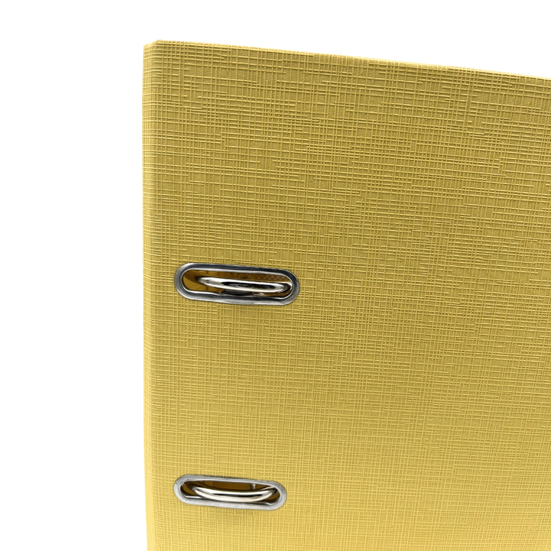 Biblioraft A5 Plastifiat PP/PP 75 mm Premium Galben Optima