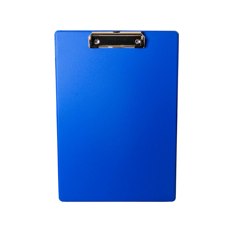 Clipboard Simplu A4 PP, Albastru marca Optima cu clemă metalică pentru fixarea documentelor