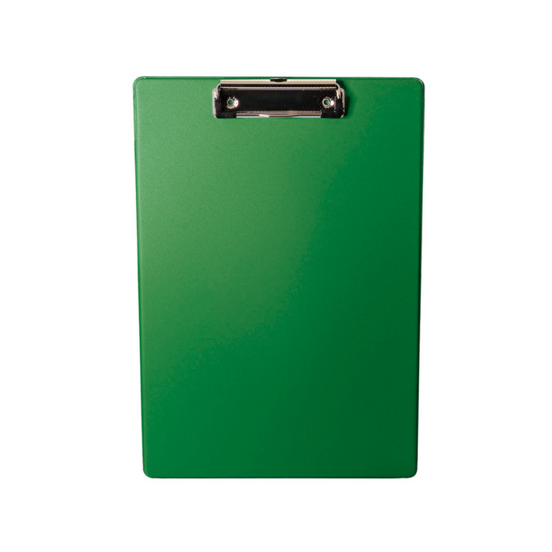 Clipboard Simplu A4 PP, Verde marca Optima cu clemă metalică pentru fixarea documentelor