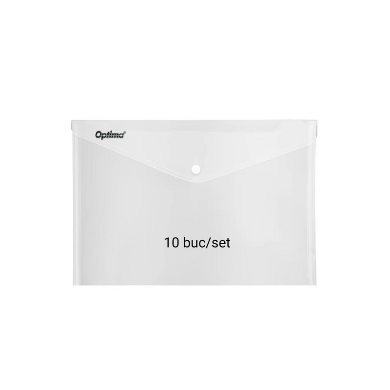 Mapă PP protecție documente A6 landscape transparent Optima
