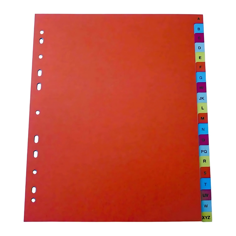 Separator index plastic A-Z Optima A4+ Extra Wide