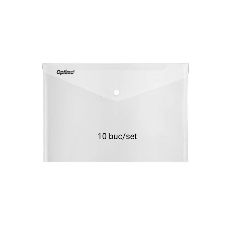 Mapă PP protecție documente A5 landscape transparent Optima